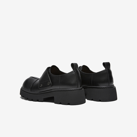 百思图2026春季新款商场同款牛津鞋时尚复古学院风女单鞋H6811AM6