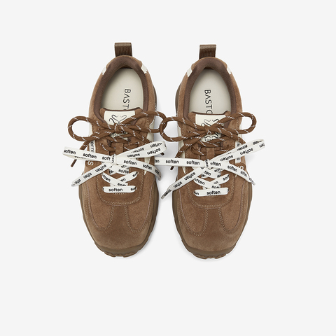 百思图2026春季新款商场同款德训鞋时尚潮流复古女休闲鞋A3060AM6