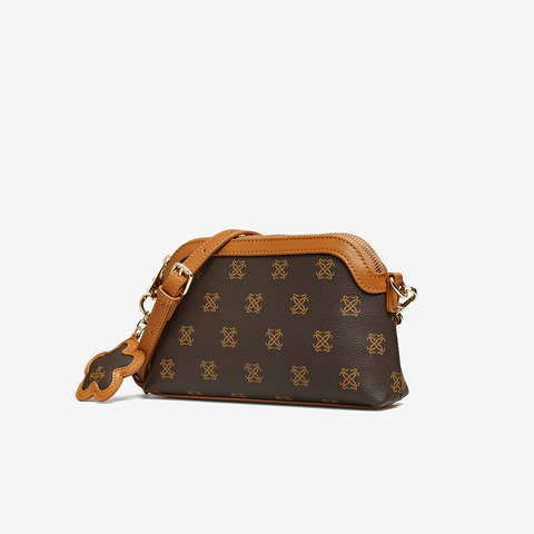 百思图2025春季新款商场同款小方包时尚通勤斜挎包女JA200AX6