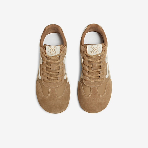 百思图2025春季新款商场同款德训鞋复古运动女休闲鞋D3786AM6