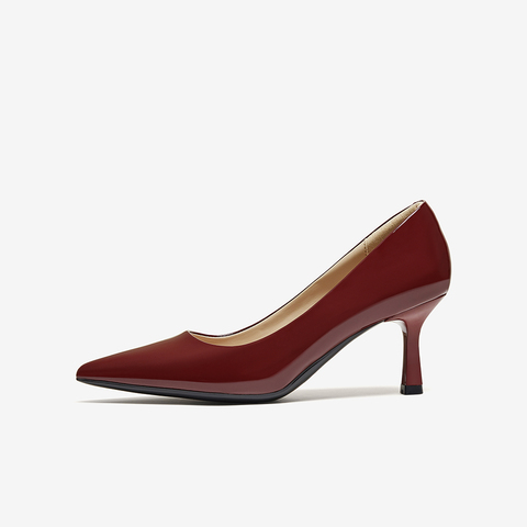 百思图2026春季新款商场同款浅口单鞋潮流细高跟尖头女鞋CU711AQ6