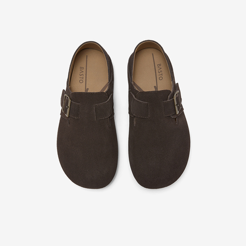 百思图2026春季新款勃肯鞋时尚复古户外休闲女单鞋W5106AM6