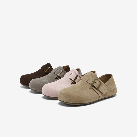 百思图2026春季新款勃肯鞋时尚复古户外休闲女单鞋W5106AM6