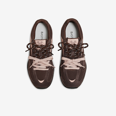 百思图2026春季新款商场同款德训鞋时尚复古女休闲运动鞋D3818AM6