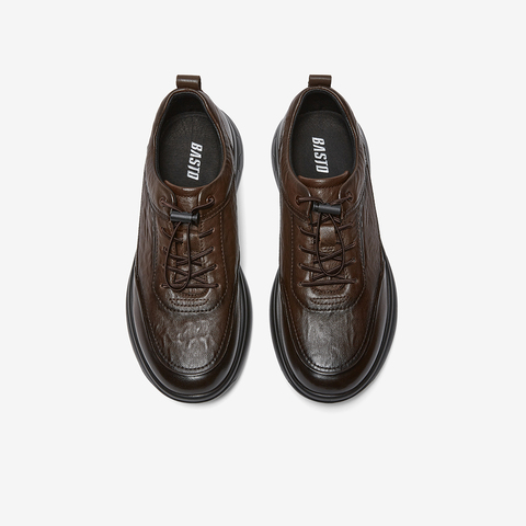 百思图2026春季新款商场同款简约商务通勤男休闲皮鞋99021AM6