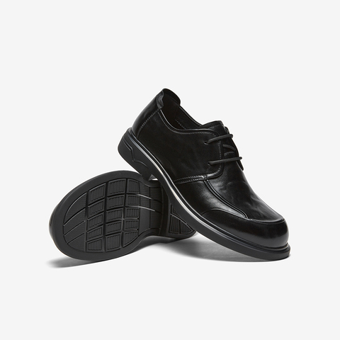 百思图2026春季新款商场同款休闲皮鞋简约通勤商务男鞋8FH01AM6