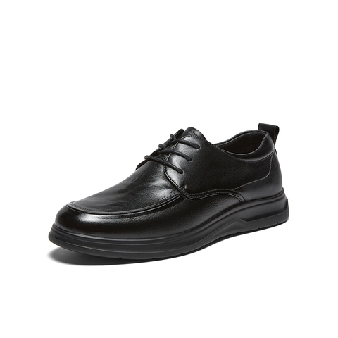 百思图2026春季新款商场同款简约商务通勤男休闲皮鞋67B18AM6