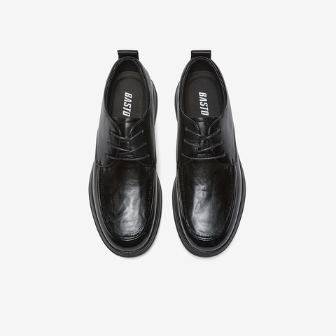 百思图2026春季新款商场同款简约商务通勤男休闲皮鞋67B18AM6