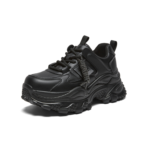 百思图2026春季新款商场同款老爹鞋时尚潮流增高女休闲鞋B0218AM6