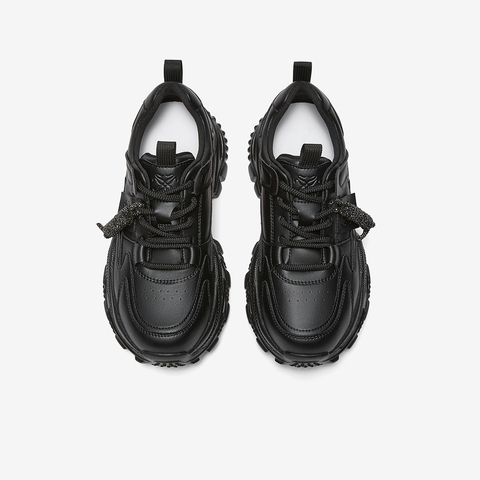 百思图2026春季新款商场同款老爹鞋时尚潮流增高女休闲鞋B0218AM6