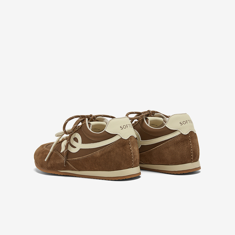 百思图2026春季新款商场同款德训鞋时尚复古女运动休闲鞋D3858AM6