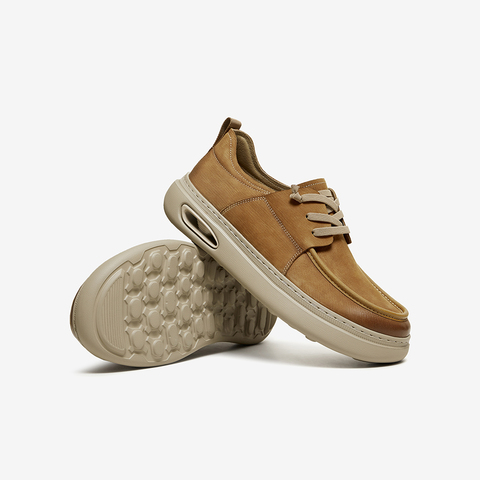 百思图2026春季新款商场同款商务通勤男休闲皮鞋WDV01AM6