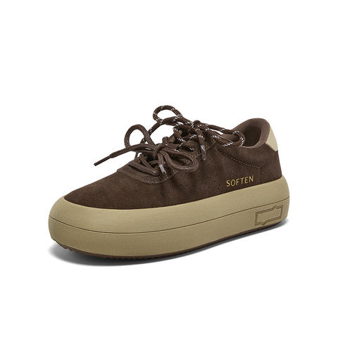 百思图2025春季新款商场同款板鞋时尚简约运动女休闲鞋D3797AM6