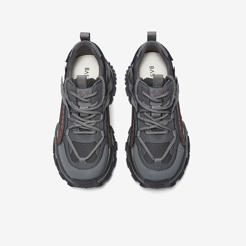 百思图2026春季新款商场同款老爹鞋时尚潮流增高女休闲鞋B1071AM6