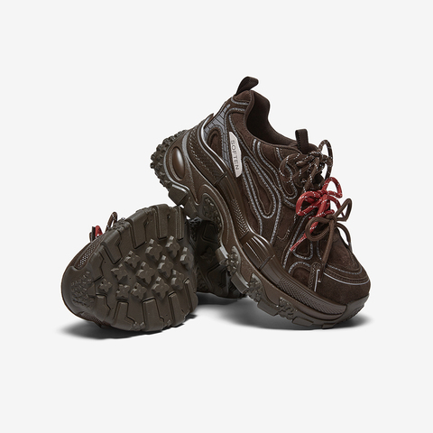 百思图2026春季新款商场同款老爹鞋时尚户外增高女休闲鞋G0931AM6