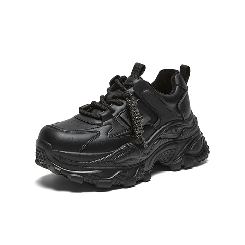 百思图2026春季新款商场同款老爹鞋时尚潮流增高女休闲鞋B0218AM6