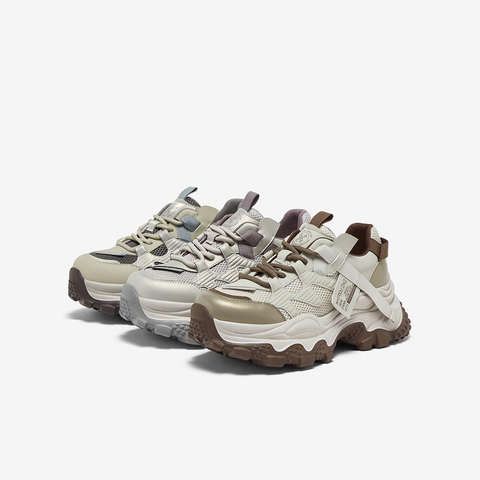 百思图2026春新款商场同款老爹鞋女休闲鞋B6091AM6