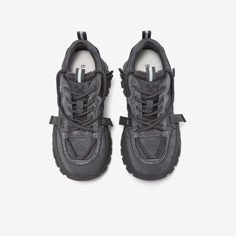 百思图2026春季新款老爹鞋时尚户外运动女休闲鞋G6615AM6