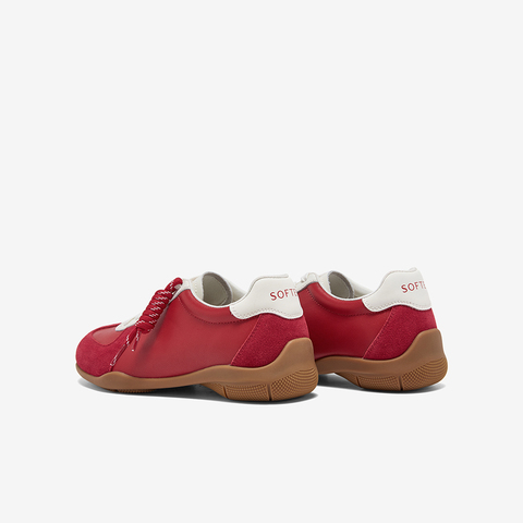 百思图2026春季新款德训鞋时尚潮流复古女运动休闲鞋D3809AM6