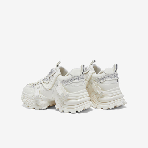 百思图2026春季新款老爹鞋时尚户外运动女休闲鞋G6615AM6