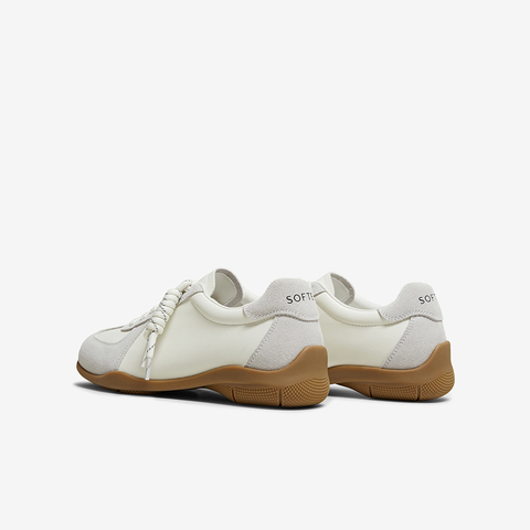 百思图2026春季新款德训鞋时尚潮流复古女运动休闲鞋D3809AM6