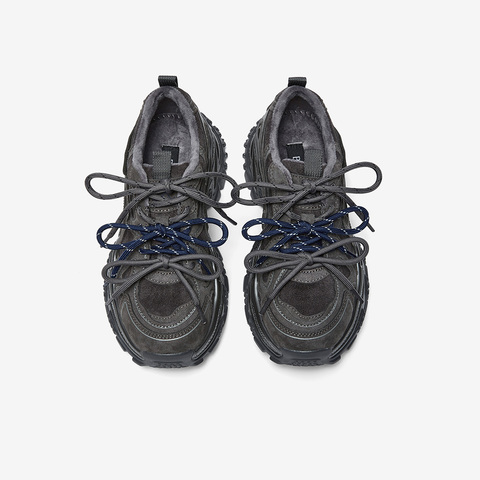 百思图2026春季新款商场同款老爹鞋时尚户外增高女休闲鞋G0931AM6