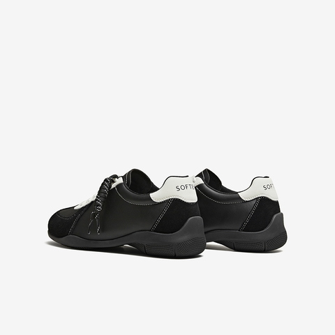 百思图2026春季新款德训鞋时尚潮流复古女运动休闲鞋D3809AM6