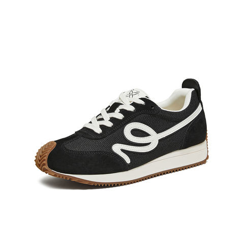 百思图2026春季新款商场同款阿甘鞋时髦复古运动女休闲鞋SAA01AM6