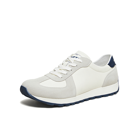 百思图2026春季新款阿甘鞋时尚复古运动休闲户外男鞋W2506AM6