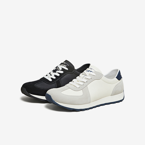 百思图2026春季新款阿甘鞋时尚复古运动休闲户外男鞋W2506AM6