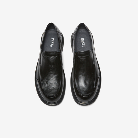 百思图2026春季新款商场同款乐福鞋简约商务男休闲皮鞋8FH02AM6