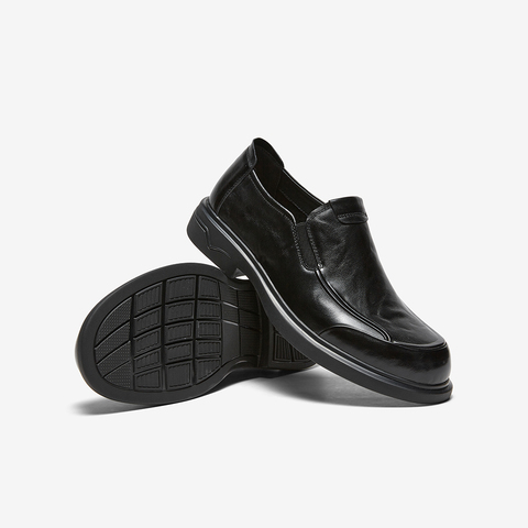 百思图2026春季新款商场同款乐福鞋简约商务男休闲皮鞋8FH02AM6