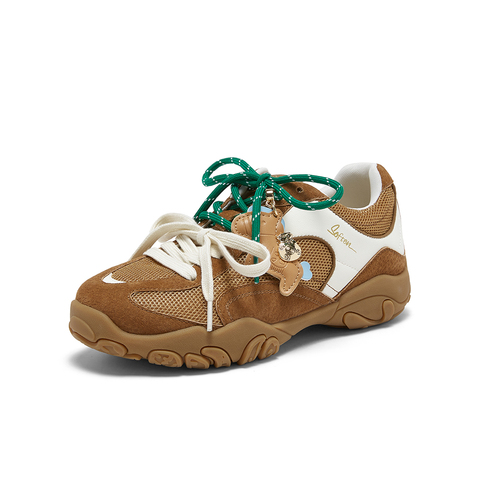 百思图2026春季新款商场同款德训鞋时尚复古女休闲鞋A2092AM6