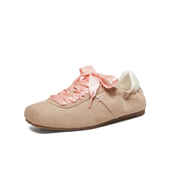 百思图2026春季新款德训鞋时尚潮流街头休闲女鞋UZQ02AM6