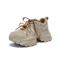 百思图2026春季新款老爹鞋时尚户外增高女休闲运动鞋G0886AM6