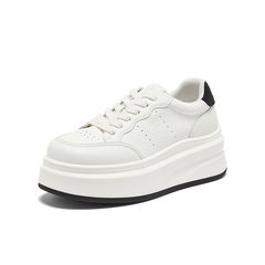 百思图2026春季新款板鞋时尚潮流街头运动女休闲鞋D5017AM6