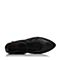 Bata/拔佳2018春专柜同款黑色尖头低跟绵羊皮玛丽珍浅口女单鞋AYL12AQ8