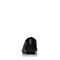 Bata/拔佳2018春专柜同款黑色圆头方跟系带休闲牛皮女单鞋AI427AM8
