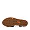 Bata/拔佳2018夏新专柜同款舒适休闲坡跟拼色羊皮革女凉鞋AZ111BL8