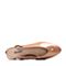 Bata/拔佳2018春专柜同款深杏色性感小V口粗跟漆皮牛皮革女凉鞋18-1AAH8
