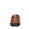 Bata/拔佳2018夏新专柜同款棕色圆头平跟套脚牛皮革乐福鞋男单鞋1-170BM8