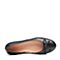 Bata/拔佳春新款专柜同款舒适平跟羊皮革浅口女单鞋AXF13AQ9