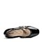 Bata/拔佳春新款专柜同款舒适平跟玛丽珍漆皮女单鞋RBK03AQ9