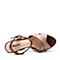Bata/拔佳夏新款专柜同款羊皮革高跟鞋通勤女皮凉鞋F939DBL9