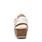 Bata/拔佳夏新款专柜同款羊皮革一字带坡跟女凉鞋AES01BL9