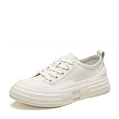 Bata/拔佳2019秋季新款专柜同款时尚厚底休闲鞋单鞋女潮ZMH01CM9