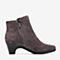 Bata/拔佳冬新专柜同款高跟女短靴短靴英伦风时装靴AQ740DD9