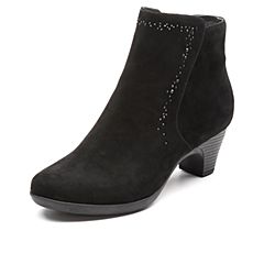 Bata/拔佳2019冬新专柜同款高跟女短靴短靴英伦风时装靴AQ740DD9