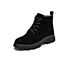 Bata/拔佳冬季新款专柜同款马丁女靴英伦风透气短靴9398ADD9加绒