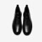 Bata/拔佳冬专柜同款英伦风牛皮革切尔西靴男鞋加绒84K43DD9
